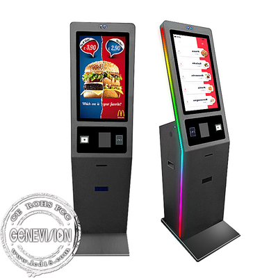 Ekran dotykowy 27-calowy kiosk z płatnościami gotówkowymi z terminalem i kamerą NFC Pos