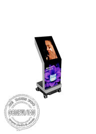 Przenośny kiosk z ruchomym stojącym FHD Digital Signage Media Player Obsługa 7 * 24 Obsługa