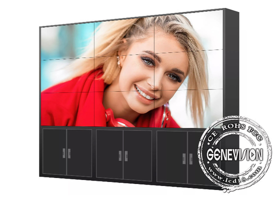 46-calowy 55-calowy oryginalny panel BOE Bezproblemowy ekran LCD Digital Signage Elastyczne rozwiązania ścian wideo