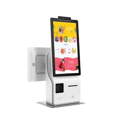 Kiosk płatności z ekranem dotykowym Zamawianie maszyny POS Dotknij wyświetlacza z dwóch stron