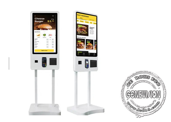 32-calowa samoobsługowa płatność bezgotówkowa Zautomatyzowana maszyna do napojów typu fast food Kfc Mc Food Restaurant