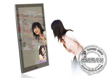 13,3-calowy odtwarzacz reklamowy Magic Mirror, czujnik ruchu ciała w łazience Mirror Media Player Android