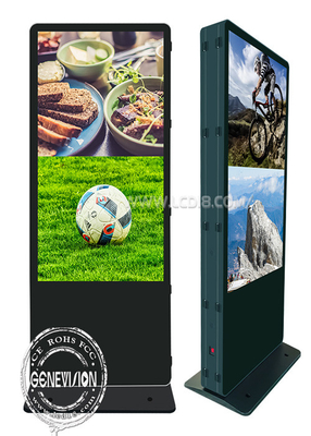 75&quot; 4K Dual Screen WIFI Digital Signage Interactive Digital Totem Touch Screen Kiosk z systemem operacyjnym Win 11