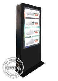 Wolnostojący zewnętrzny kiosk z ekranem dotykowym z cyfrowym oznakowaniem Wbudowana klimatyzacja
