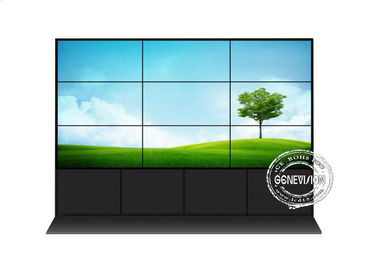 Cyfrowe panele ścienne HD Digital Signage, wąska krawędź ściany wideo LCD 3 * 3 lub 4 * 4 46 cali ~ 55 cali 1,8 mm