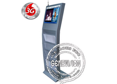 15-calowy ekran dotykowy Kiosk Interaktywny stojak na gazety Kiosk obsługuje 3G, połączenie internetowe WIFI