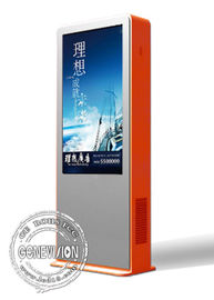 Wolnostojący zewnętrzny kiosk z ekranem dotykowym z cyfrowym oznakowaniem Wbudowana klimatyzacja