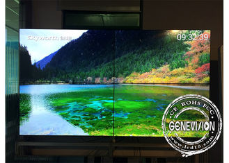 Ściana wideo LCD DID 4K klasy przemysłowej 55 cali 2 * 2 Sound Media Player TV Wall