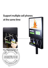 21,5-calowy LCD Wifi Digital Signage Kiosk Obsługa ładowania Android i Iphone
