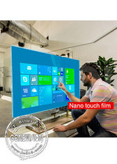 Interaktywny kiosk Multi Touch Screen Rama Folia / folia Przezroczysta 43-calowa roczna gwarancja