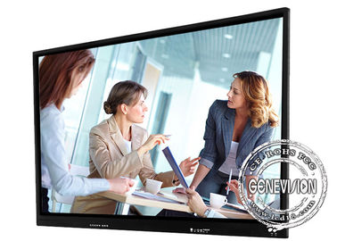 100-calowa sala konferencyjna Ultra HD 4K Anti Glare 450 Nits IR Interaktywny wyświetlacz z ekranem dotykowym