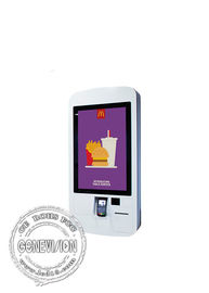 32-calowy samoobsługowy kiosk płatniczy Win10 Restauracja Inteligentna maszyna płatnicza LCD