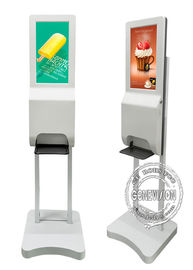 21,5-calowy system Android Hand Wasser Floor Stand Kiosk Digital Signage Automatyczny kranik do dezynfekcji rąk o pojemności 3000 ml