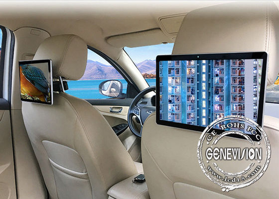 10.1 &quot;Panel IPS Plastikowy ekran dotykowy Monitor zagłówka taksówki Android Digital Signage z 4G i GPS