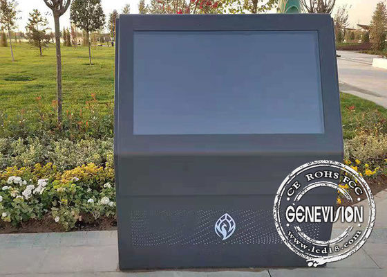 55-calowy ekran dotykowy przeciw wandalizmowi Zewnętrzny kiosk z oznakowaniem cyfrowym
