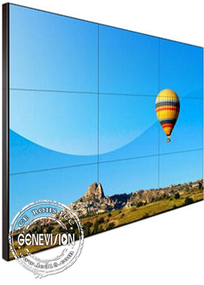 Ściana wideo DID LCD z powłoką aluminiową 55 cali 500cd/M2 3,5 mm ramka