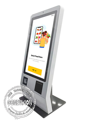 Samoobsługowa maszyna kiosku płatniczego Android lub PC z drukarką termiczną 80 mm