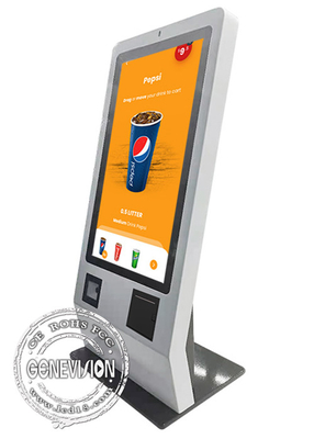 Samoobsługowa maszyna kiosku płatniczego Android lub PC z drukarką termiczną 80 mm
