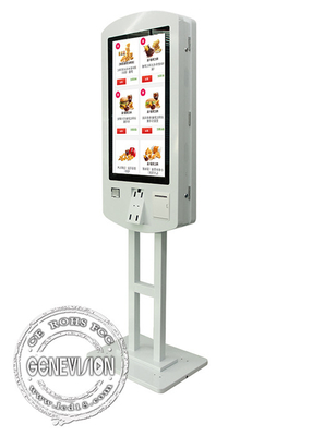 32-calowy dwustronny ekran dotykowy Zamawianie kiosku Samoobsługa dla restauracji