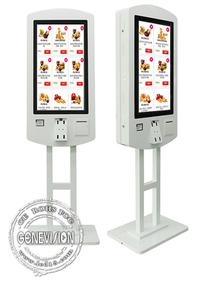 32-calowy dwustronny ekran dotykowy Zamawianie kiosku Samoobsługa dla restauracji