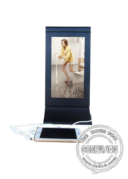 Cell Phone Charging Station Kiosk  Restaurant Lcd Advertising Player display digital signage mobile charging station