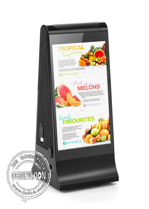 Android 8.1 Stolik kawowy Dwustronny ekran dotykowy WiFi Digital Signage