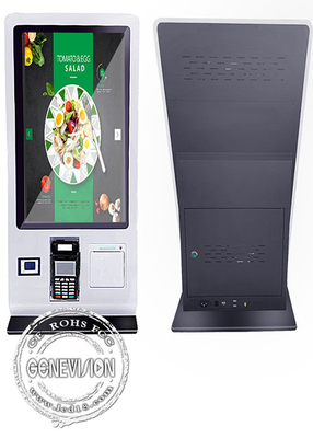 24-calowy ekran dotykowy WiFi Desktop Self Service Payment Kiosk obsługujący kartę kredytową NFC