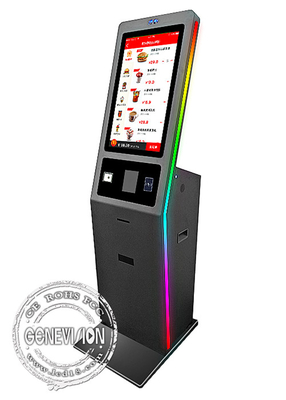 27-calowy samoobsługowy kiosk z dekoracją LED z kamerą do rozpoznawania twarzy