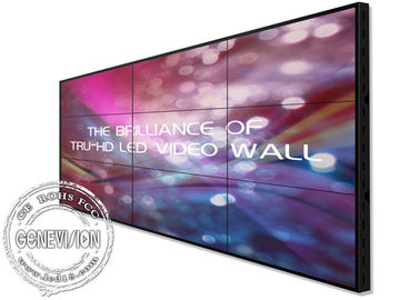 Ultra wąska ramka 55-calowa ściana wideo Digital Signage 1080P HD 3,5 mm 500 Jasność