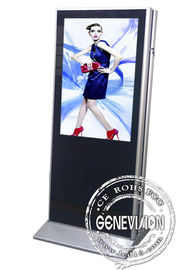 55-calowy podwójny wyświetlacz reklamowy Slim Ad Player Wysoka jasność Kiosk Digital Signage