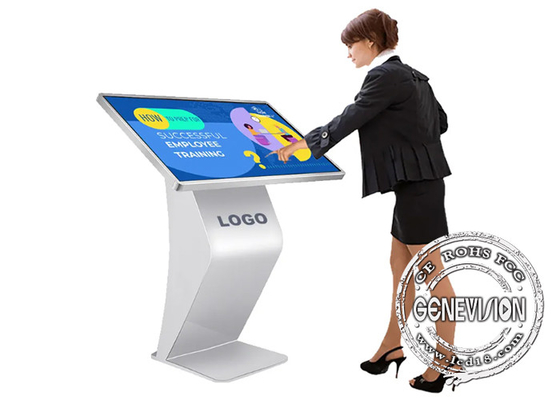 System Windows 32-calowy wyświetlacz LCD 4K Sterowanie ścianą wideo Kiosk z ekranem dotykowym Podwójne wyjście HDMI