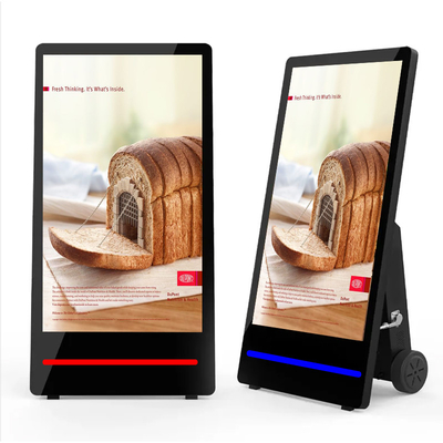 Bezprzewodowa bateria Portable Signage Reklama Lcd Plakat zewnętrzny