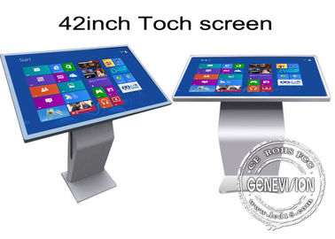 42-calowy wielofunkcyjny ekran dotykowy All In One IR Kiosk Stojak podłogowy Metalowa obudowa