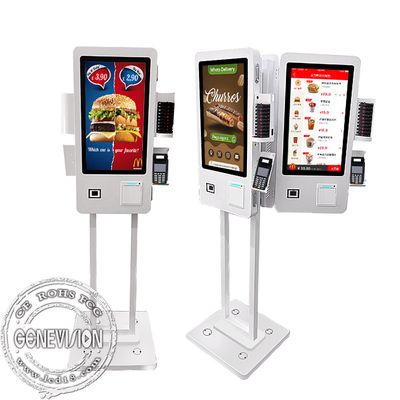 Wifi LCD Digital Signage Samoobsługa z zamawianiem analizy skanowania płatności
