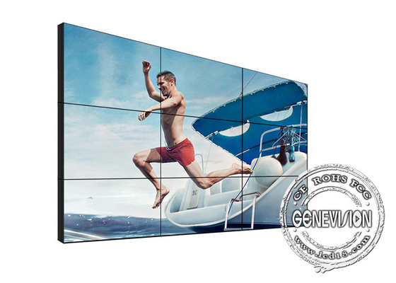 Łączenie 65-calowej ściany wideo Digital Signage z wąską ramką 3,5 mm