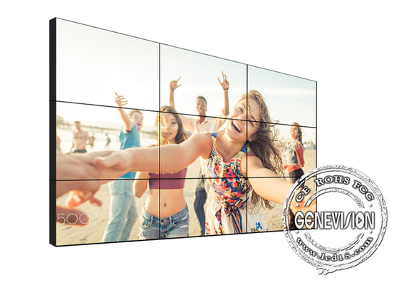 43-calowy ekran ścienny Lcd o przekątnej 1,8 mm, duży ekran LCD do reklamy