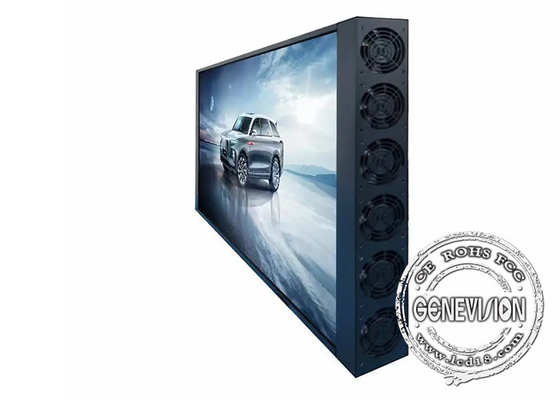 Wbudowany zewnętrzny kiosk reklamowy z cyfrowym sygnalizacją Ip65