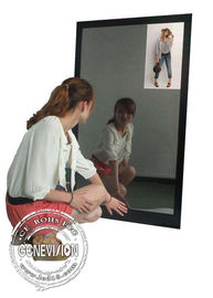 13,3-calowy odtwarzacz reklamowy Magic Mirror, czujnik ruchu ciała w łazience Mirror Media Player Android