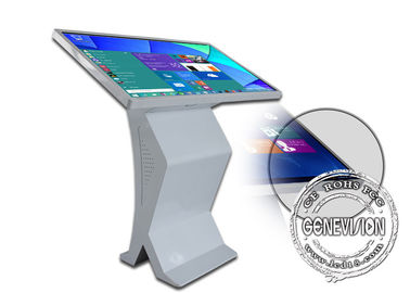 55-calowy dotykowy system Windows 10 All In One Pc I3 / I5 / I7 Komputer Interaktywna maszyna do zapytań z Wi-Fi