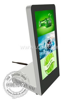 15.6 cali Hotelowy recepcyjny biurko kształt L Desktop PC w jednym ekranie dotykowym Kiosk