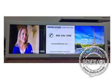 Rozciągnięty ekran o przekątnej 19,2 cala z bardzo szerokim wyświetlaczem Android do wyświetlania reklam w autobusach / metrze / pociągach
