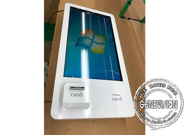 Win10 32-calowy sklep sieciowy Digital Signage Podczerwień Ekran dotykowy Gotówka i karta bankowa Terminal płatniczy