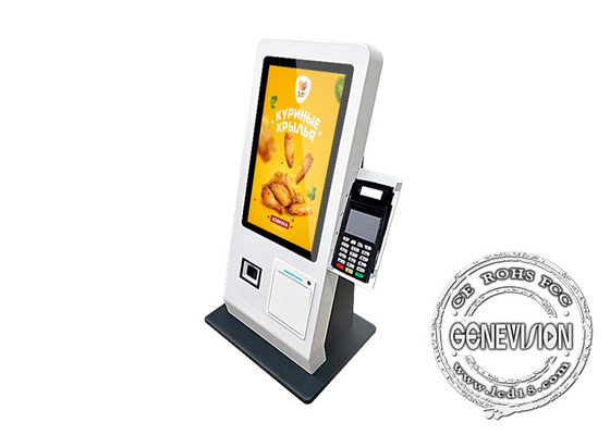 15.6 Inch Touch Screen Monitor Android PC Kiosk Printer All In One Touch Pc Shopping Mall Hotel Kiosk Kiosk Płatności