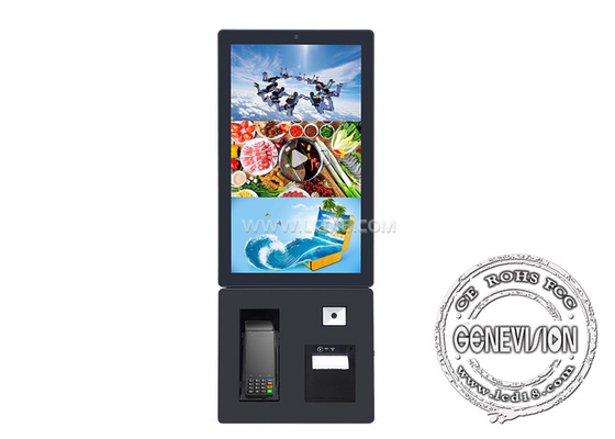 24-calowy portret samoobsługowy Kiosk biletów, urządzenie do zamawiania zamówień z ekranem dotykowym