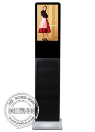 Stojak na książki o przekątnej 21,5 cala Kiosk z pilotem Android Digital Signage Full HD 1080p LCD Kiosk reklamowy