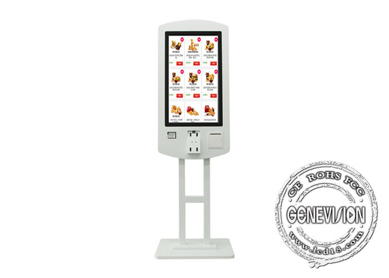 32-calowy dwustronny ekran dotykowy Terminal płatniczy dla restauracji Kiosk zamówień samoobsługowych