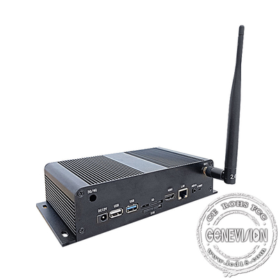 Android Smart TV Box z WiFi/3G/4G. 4K Streaming Media Player i wyświetlacz reklamowy