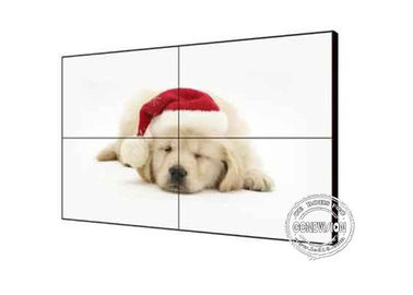 Montowana na ścianie profesjonalna cyfrowa tablica wideo Lcd Tv Multiscreen Funkcja łączenia