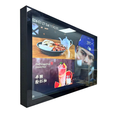 Cinema 55 Inch Super Thin Aluminium Wydzielanie ciepła Zewnętrzny wyświetlacz reklamowy LCD W 2000nits Jasność