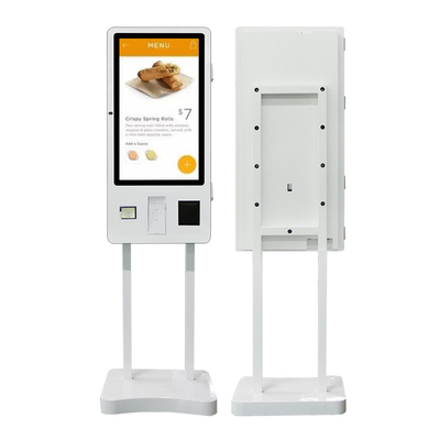 32 cali Desktop/kolumna Kiosk samoobsługowy Android lub Windows z skanerem drukarki